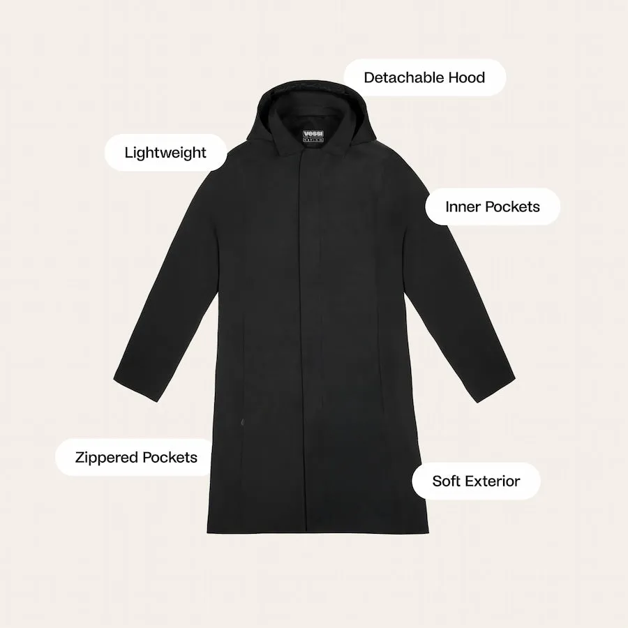 Women's Trinity Rain Jacket - Black
